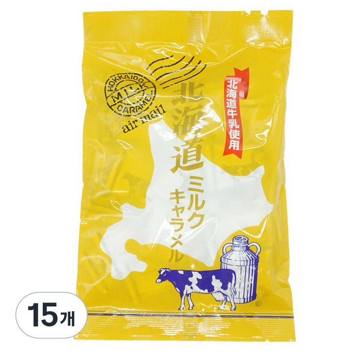 닛포 훗카이도 밀크카라멜 캔디, 15개, 273g