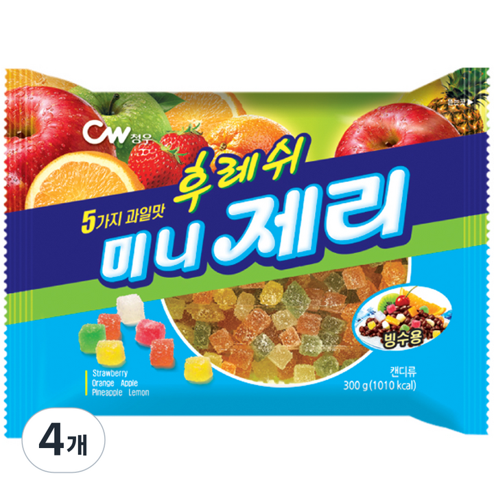[청우] 후레쉬미니제리 300g, 4개