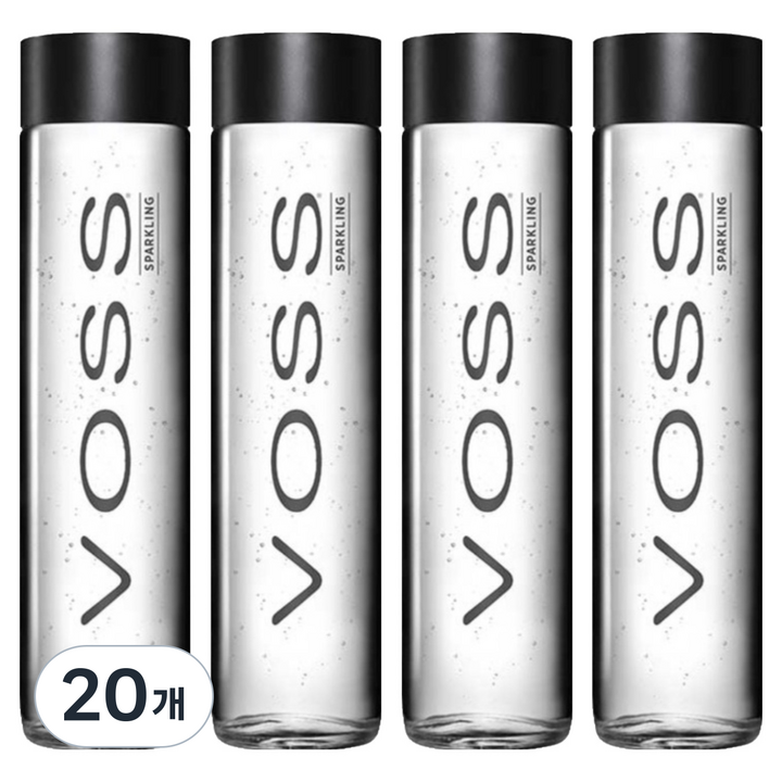 보스워터 스파클링 탄산수, 20개, 375ml