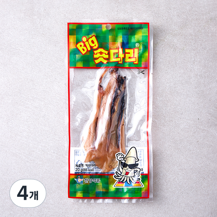 한양식품 빅숏다리, 20g, 4개