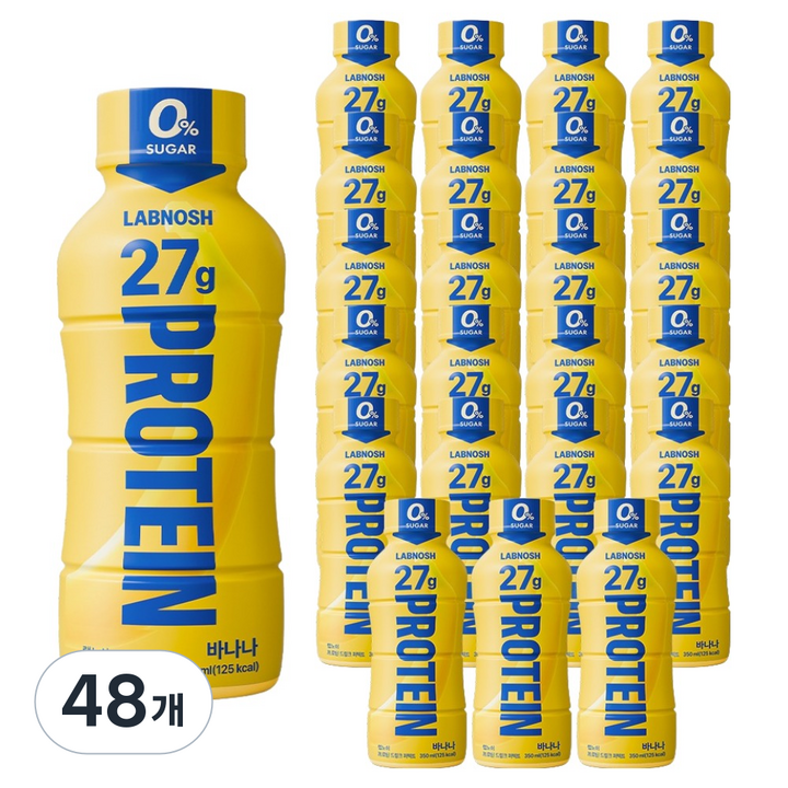 랩노쉬 프로틴 드링크 퍼펙트 바나나, 48개, 350ml
