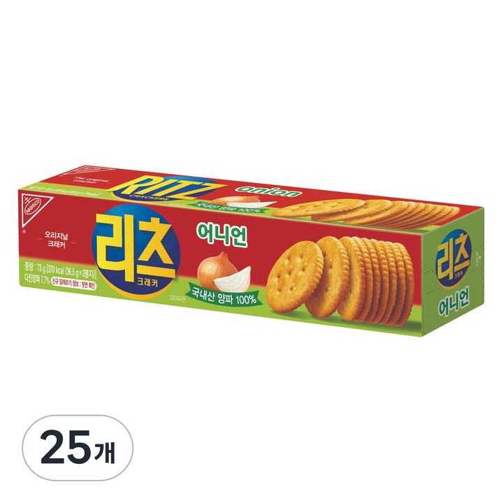 리츠 크래커 어니언, 73g, 25개