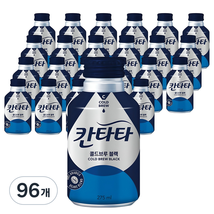 칸타타 콜드브루 블랙, 275ml, 96개