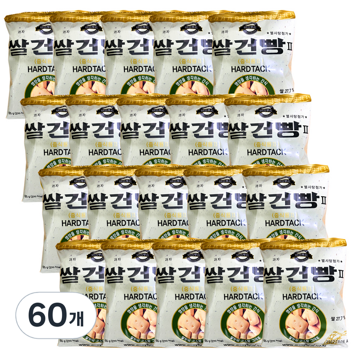 아미푸드 군용 쌀건빵, 65g, 60개