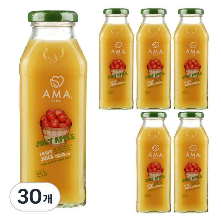 아마타임 사과 주스, 300ml, 30개