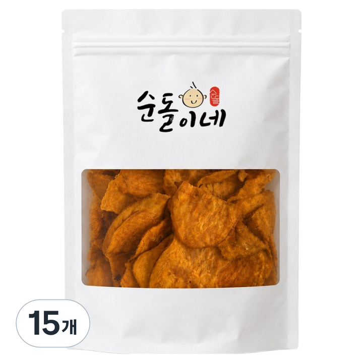 순돌이네 바삭바삭 황금 고구마칩, 400g, 15개