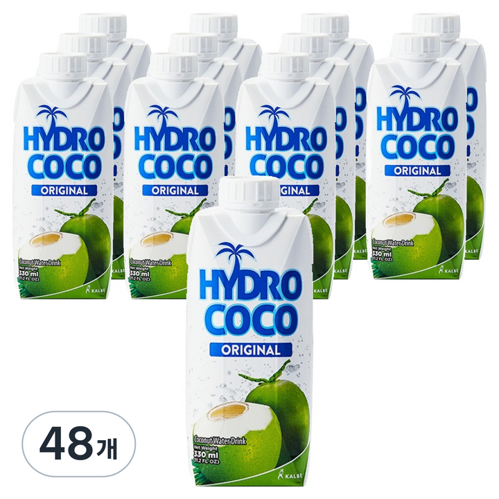 하이드로코코 오리지널 코코넛워터, 48개, 330ml