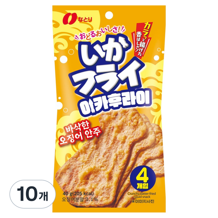 NATORI 이카후라이, 40g, 10개