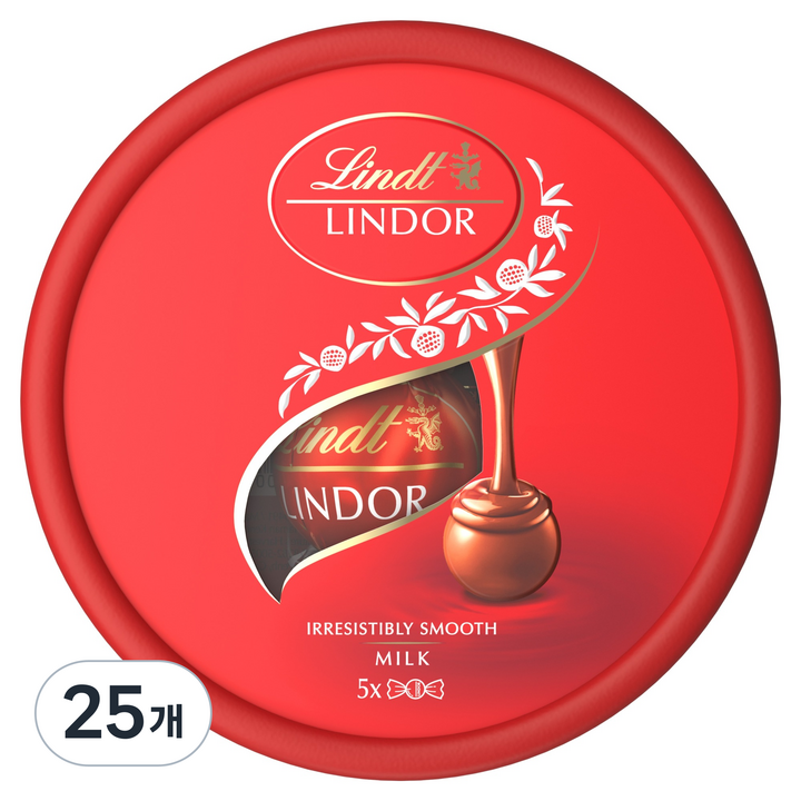 린트 린도볼 밀크 5p, 25개, 62.5g