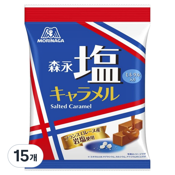 모리나가 소금 카라멜, 15개, 83g