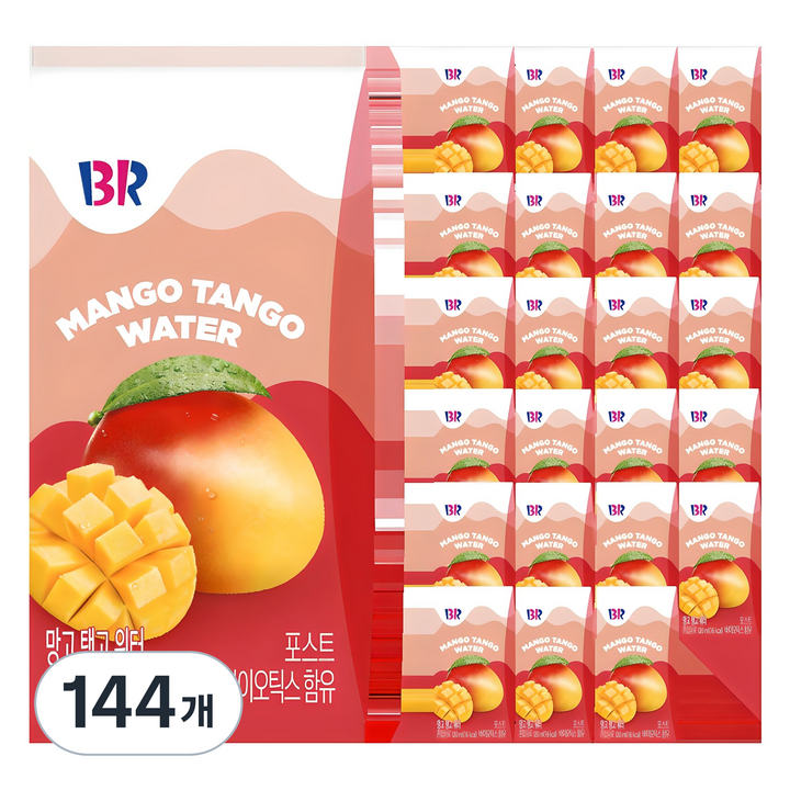 배스킨라빈스 망고탱고 워터, 120ml, 144개