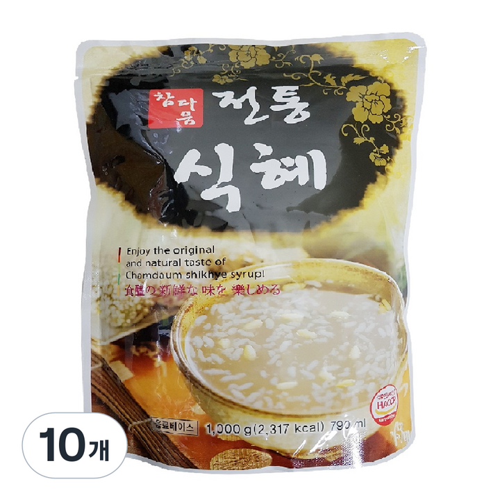 파낙스 참다음 전통식혜, 790ml, 10개