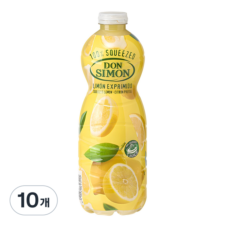 돈시몬 NFC 레몬즙, 1L, 10개