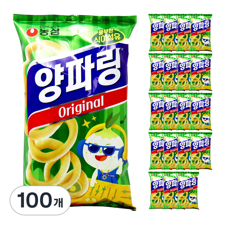 양파링 오리지널, 80g, 100개