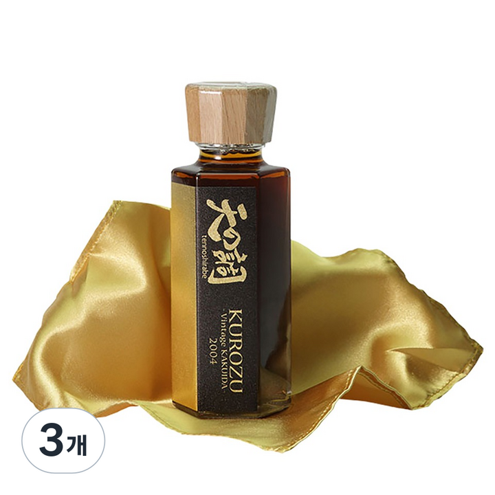 카쿠이다 10년숙성 현미흑초, 100ml, 3개