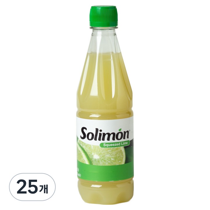 솔리몬 스퀴즈드 라임 농축액, 500ml, 25개