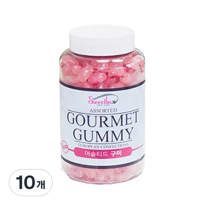딸기치즈케이크향 젤리빈, 600g, 10개