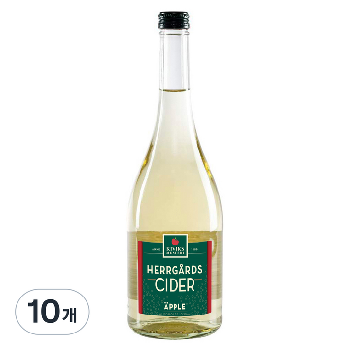 키빅스 애플 사이다, 750ml, 10개