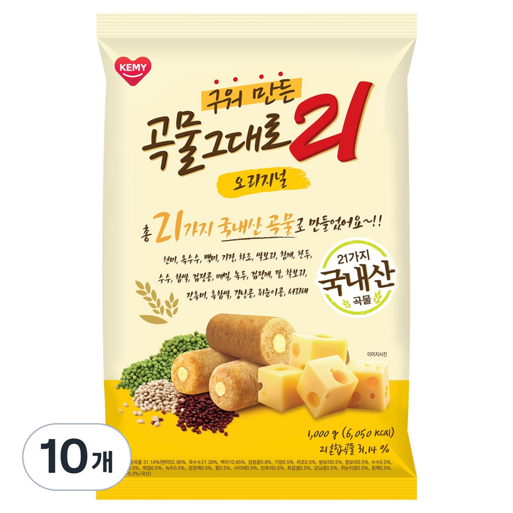 개미 곡물그대로21 크리스피롤, 1kg, 10개