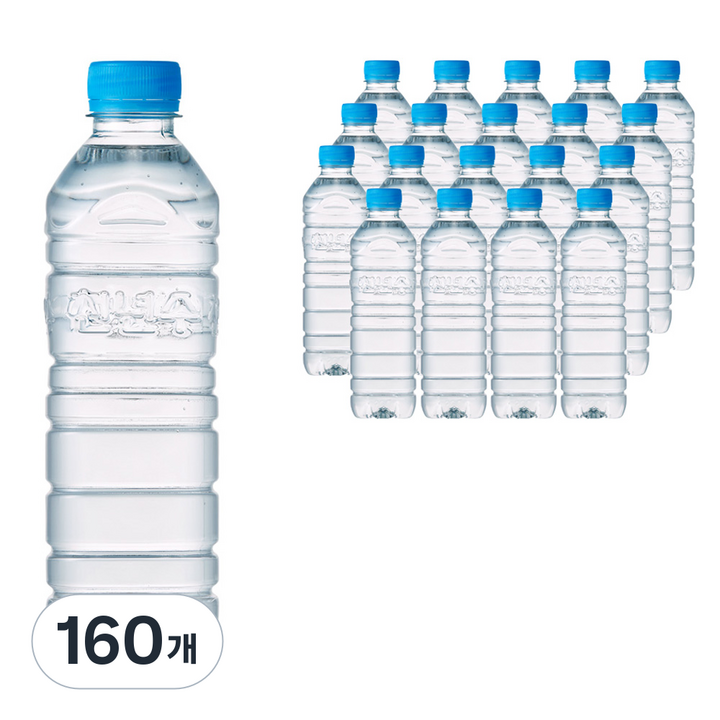 가야산천년수 천년수 무라벨 생수, 500ml, 160개