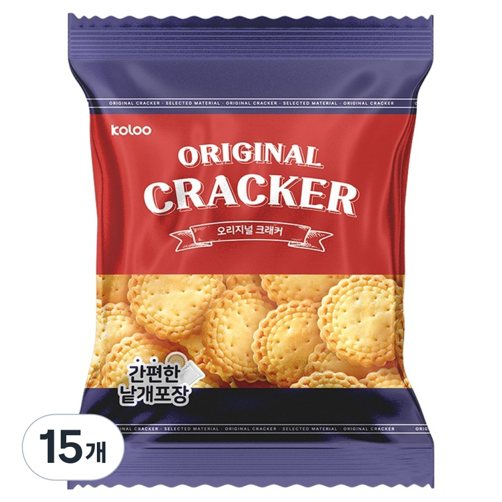 한진식품 오리지널 크래커, 500g, 15개
