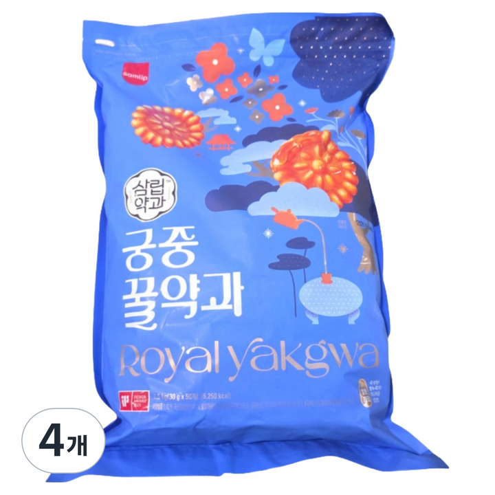 삼립 꿀약과, 1.5kg, 4개