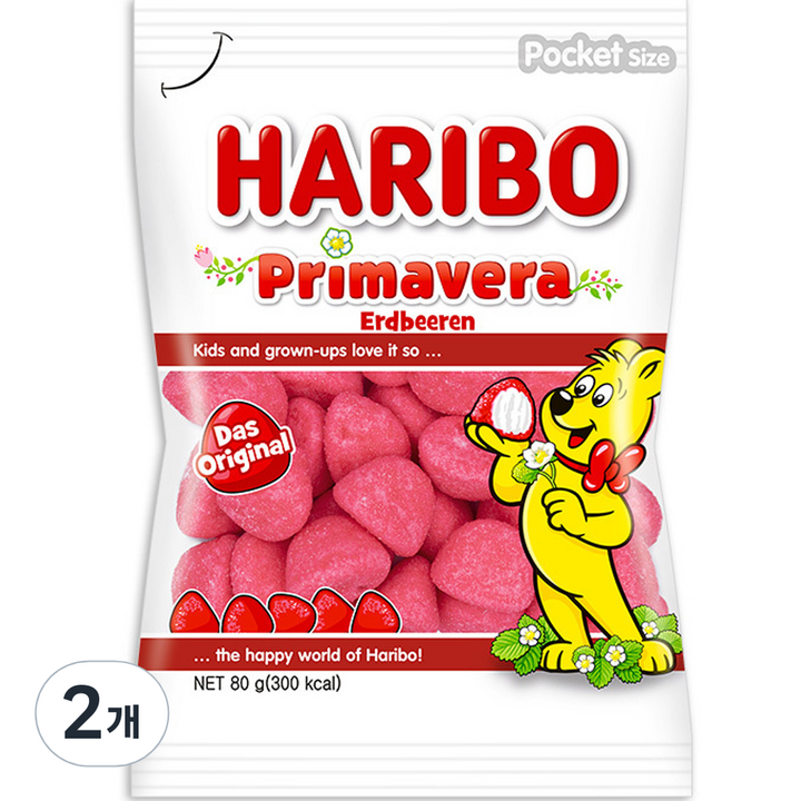 하리보 프리마베라, 80g, 2개