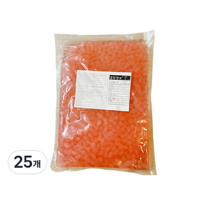 복원식품 곤약젤리 펄 리치맛, 500g, 25개