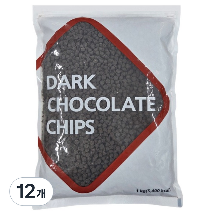 SKY 다크초코칩, 1kg, 12개