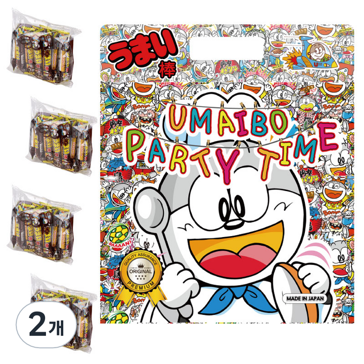 우마이봉 파티타임 초코맛, 360g, 2개