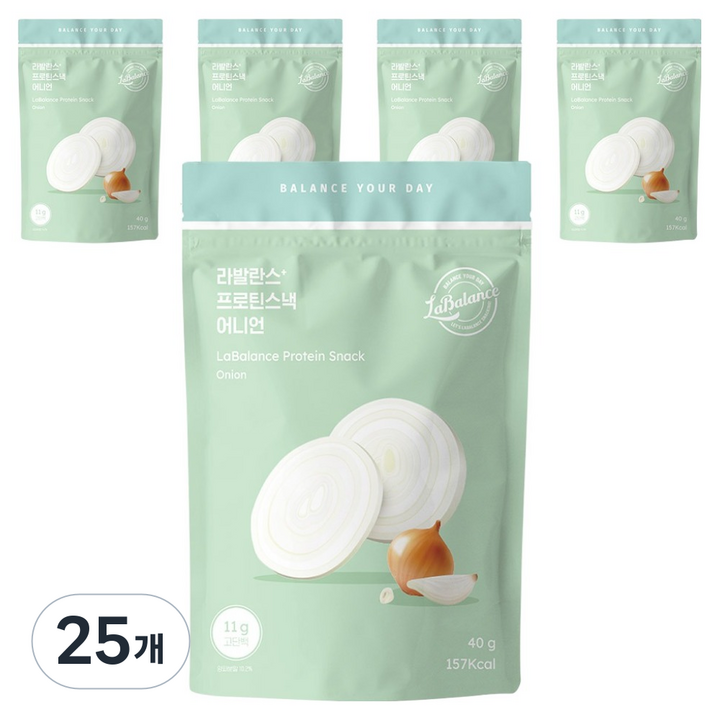 라발란스 프로틴스낵 어니언 과자, 40g, 25개
