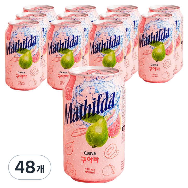 Mathilda 구아바주스, 330ml, 48개