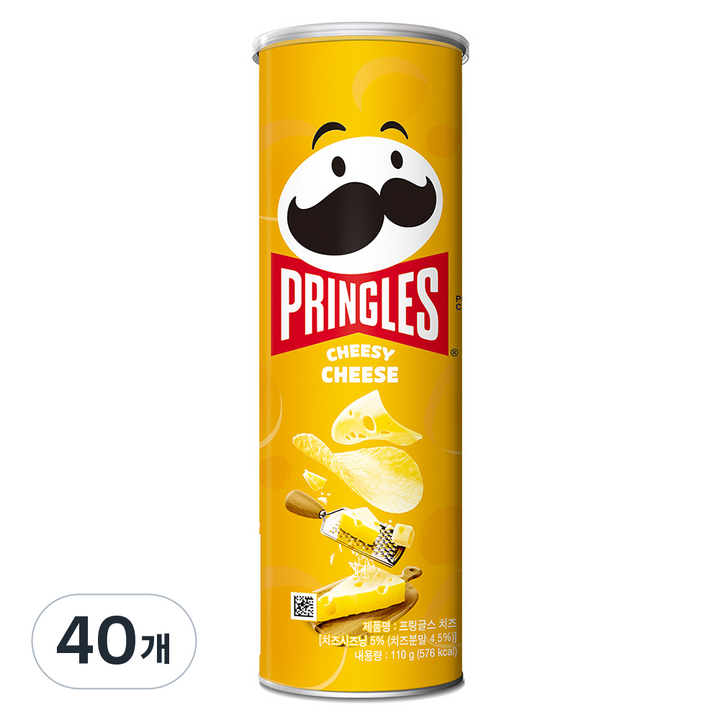 프링글스 치즈맛, 110g, 40개