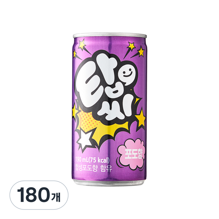 탑씨 포도향, 190ml, 180개