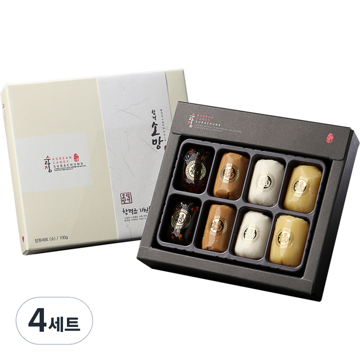 수라원 합격소망 엿 선물세트, 100g, 4세트