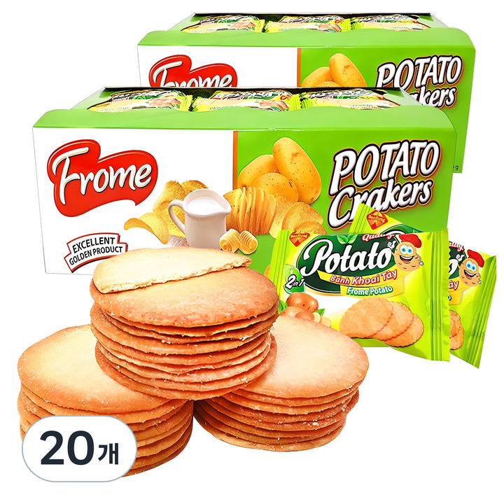 Frome 포테이토맛 크래커, 520g, 20개