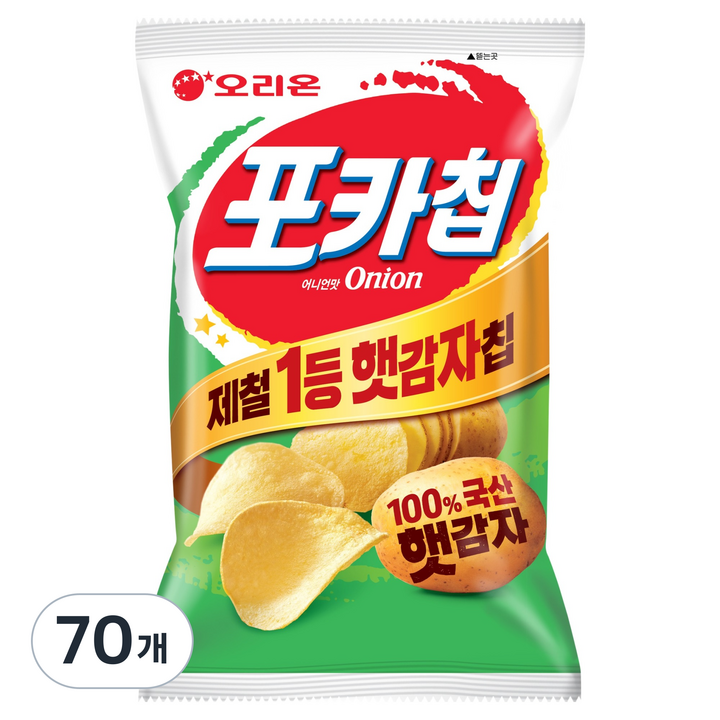 오리온 포카칩 어니언맛, 137g, 70개