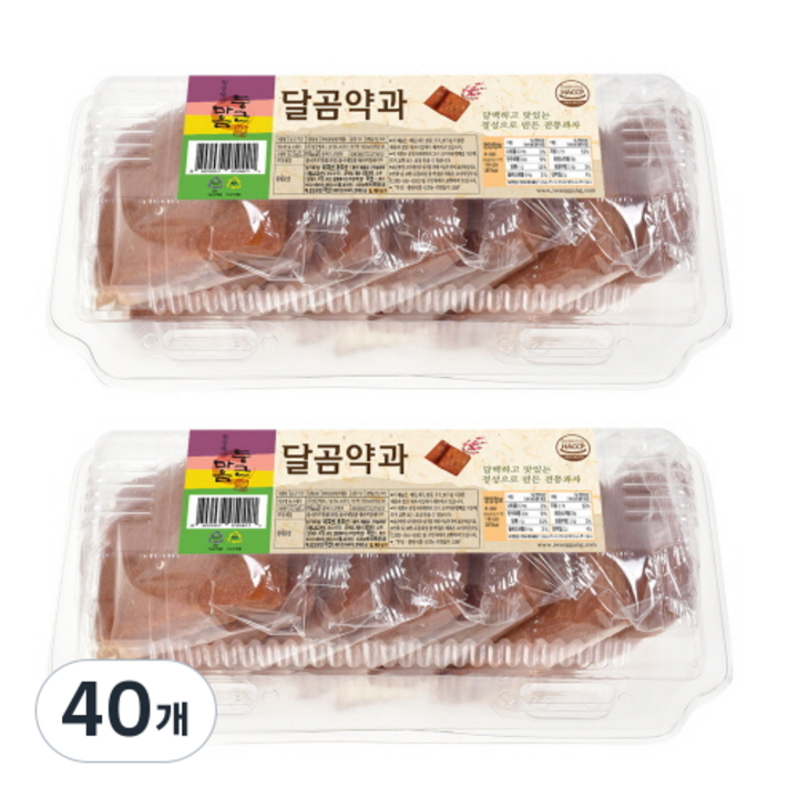 왕궁병과 둥근마음 달곰약과, 315g, 40개