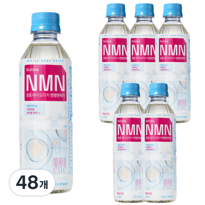 클룹 바이오티카 NMN 워터 이온음료 복숭아맛, 48개, 350ml