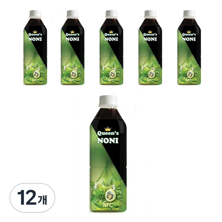 퀸즈 100% 노니 원액, 500ml, 12개