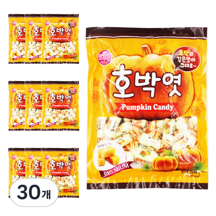 늘푸른식품 호박엿, 30개, 280g