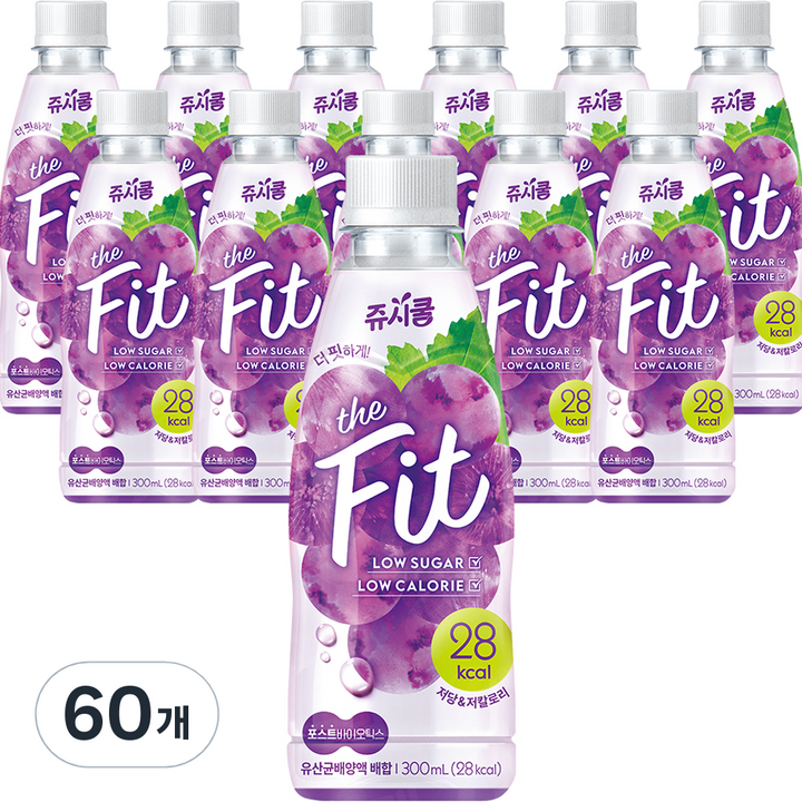 쥬시쿨 더핏 포도, 300ml, 60개