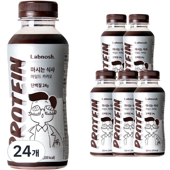 랩노쉬 마시는 식사 마일드 카카오, 350ml, 24개