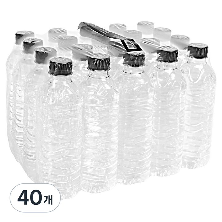 순창샘물 무라벨, 40개, 500ml