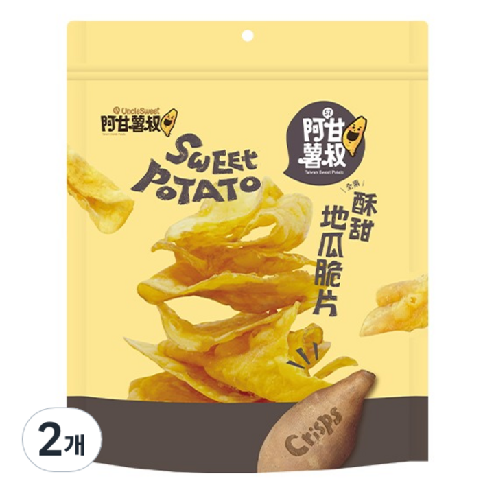 엉클스위트 고구마 크리스피 스낵, 150g, 2개