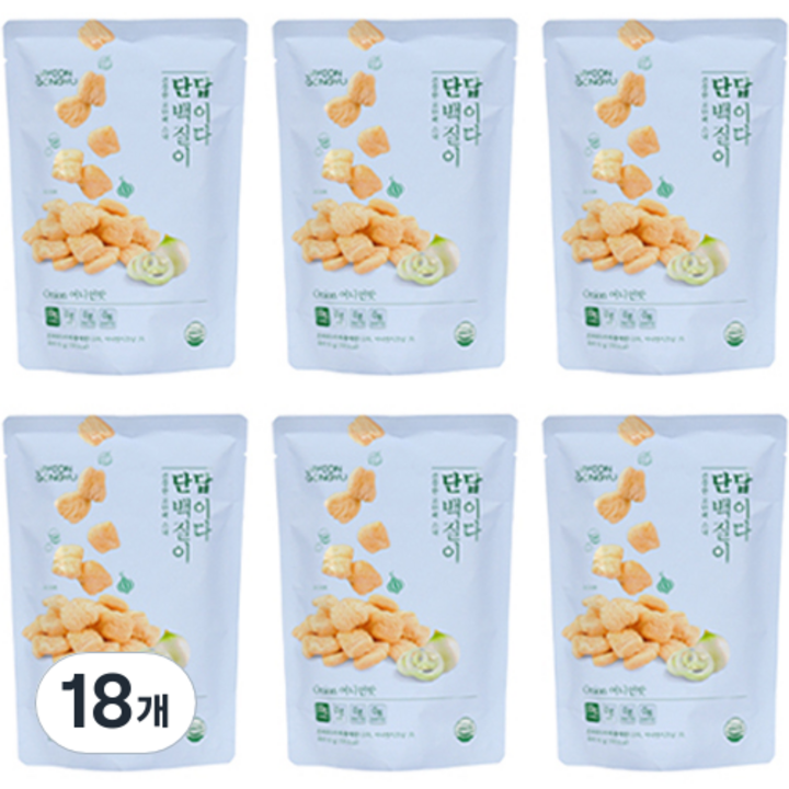 자연공유 단백질이 답이다 과자 어니언맛, 50g, 18개