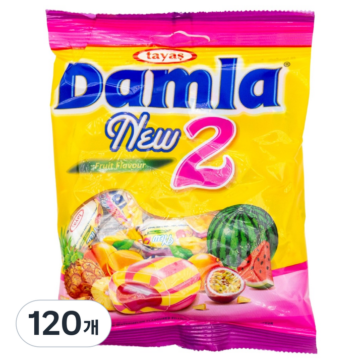 담라 타야스 트로피컬 츄이 캔디, 75g, 120개