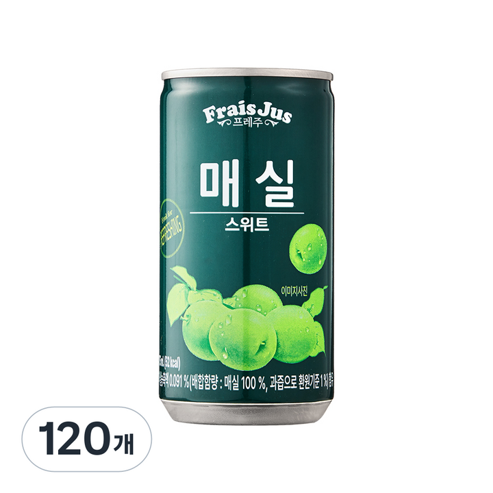 일화 프레주 스위트 매실, 120개, 175ml