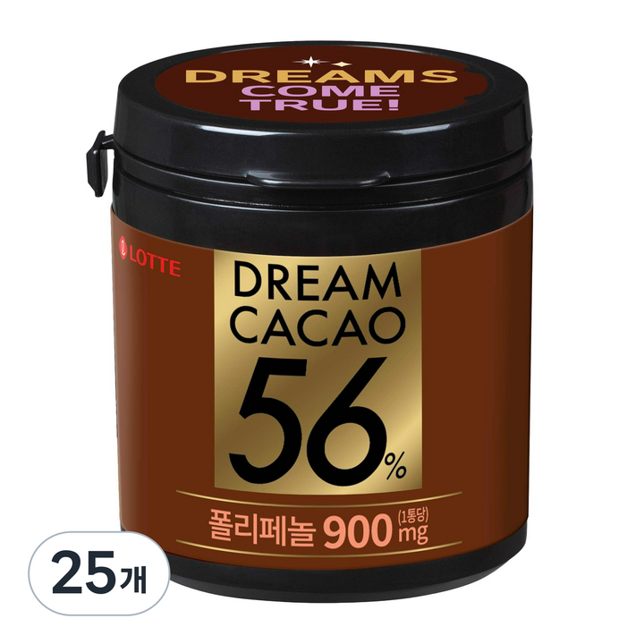 롯데웰푸드 드림카카오 56%, 86g, 25개