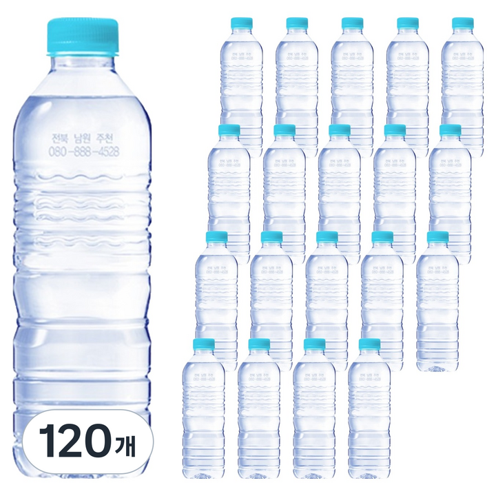 가야 G워터 생수 무라벨, 120개, 500ml